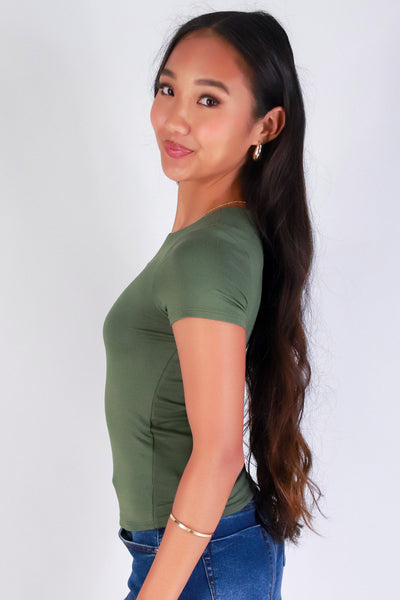 Jeans Warehouse Hawaii - SS CASUAL SOLID - UNDER A SPELL TOP | By POPULAR 21