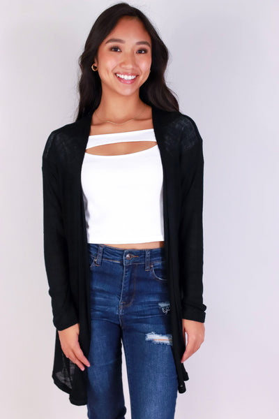 Jeans Warehouse Hawaii - LS SHRUGS/CARDIGANS - LAYER UP CARDIGAN | By AMBIANCE APPAREL