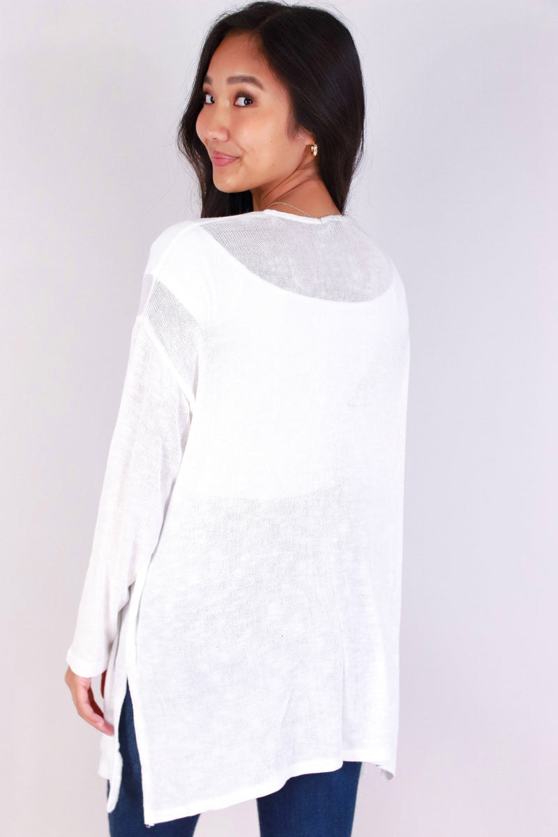 Jeans Warehouse Hawaii - LS SHRUGS/CARDIGANS - LAYER UP CARDIGAN | By AMBIANCE APPAREL
