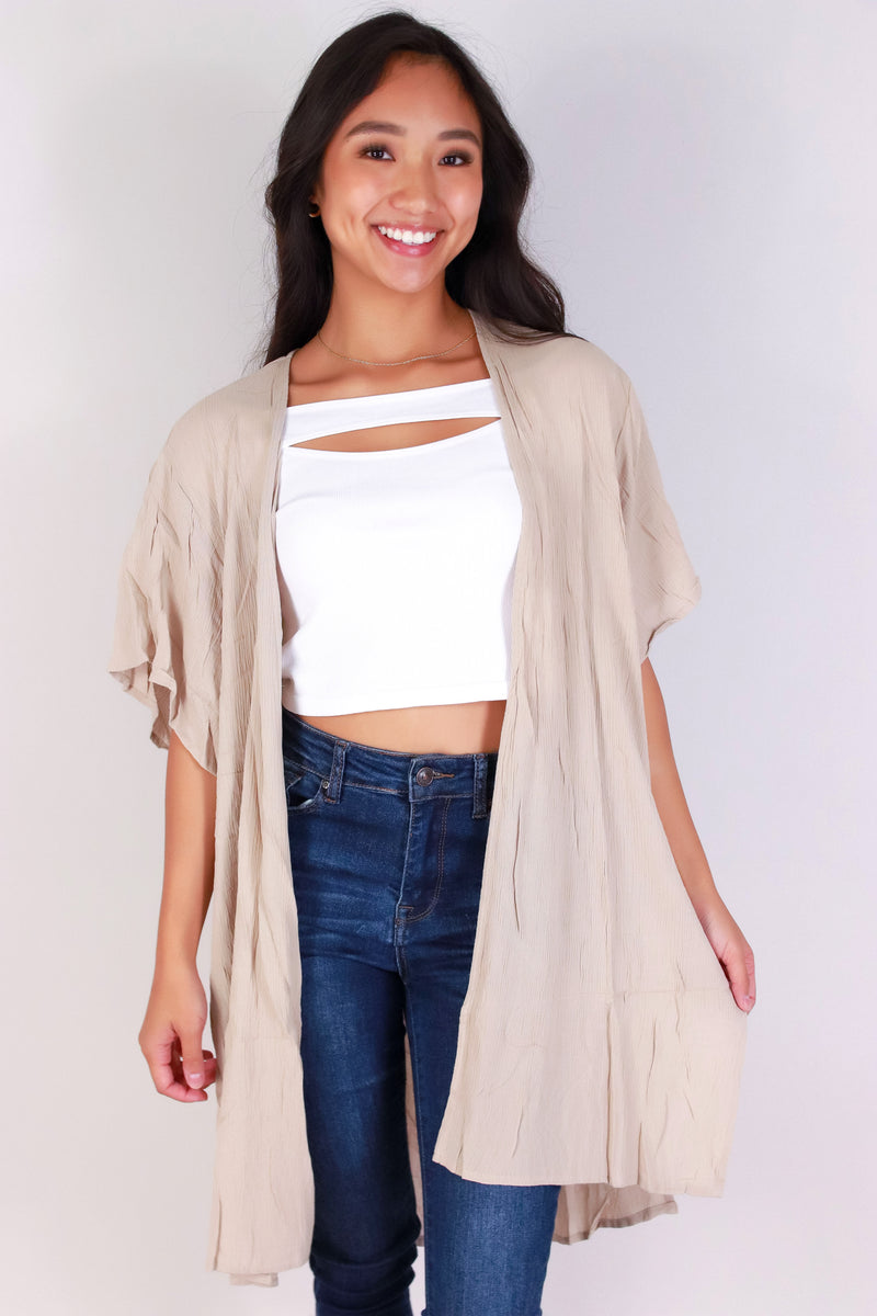 Jeans Warehouse Hawaii - S/S SOLID WOVEN CASUAL TOPS - YOU&