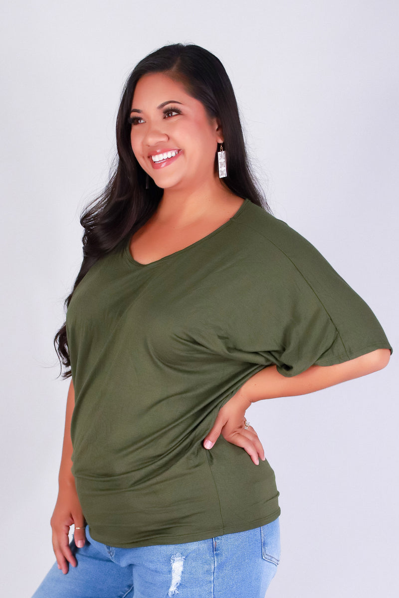 NOT NOW SUSAN DOLMAN TOP