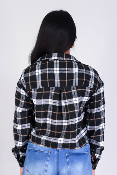 PRETTY IN PLAID TOP