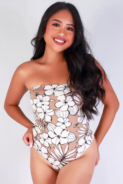 Jeans Warehouse Hawaii - Bodysuits - STAY WITH ME TUBE BODYSUIT | By PAPERMOON/ B_ENVIED