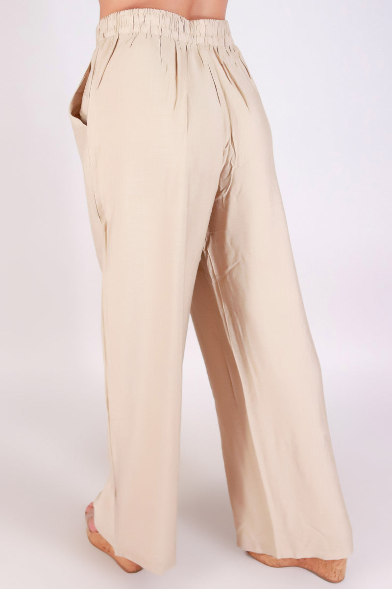 Jeans Warehouse Hawaii - SOLID WOVEN PANTS - EVERYWHERE PANTS | By AMBIANCE APPAREL