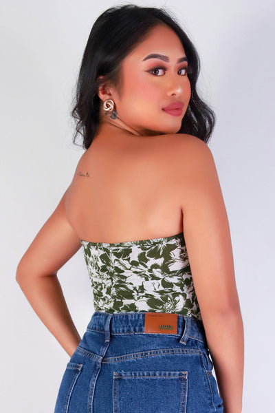Jeans Warehouse Hawaii - SL PRINT - BY YOUR SIDE TUBE TOP | By PAPERMOON/ B_ENVIED