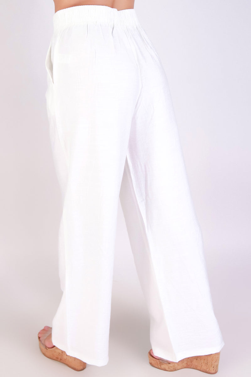 Jeans Warehouse Hawaii - SOLID WOVEN PANTS - EVERYWHERE PANTS | By AMBIANCE APPAREL