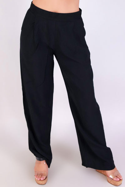 Jeans Warehouse Hawaii - SOLID WOVEN PANTS - EVERYWHERE PANTS | By AMBIANCE APPAREL