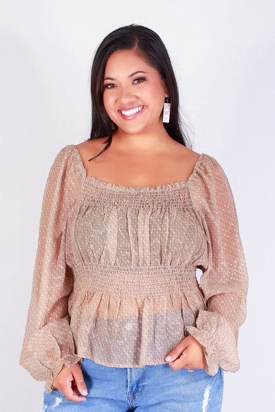 MEADOW MIST BABYDOLL TOP