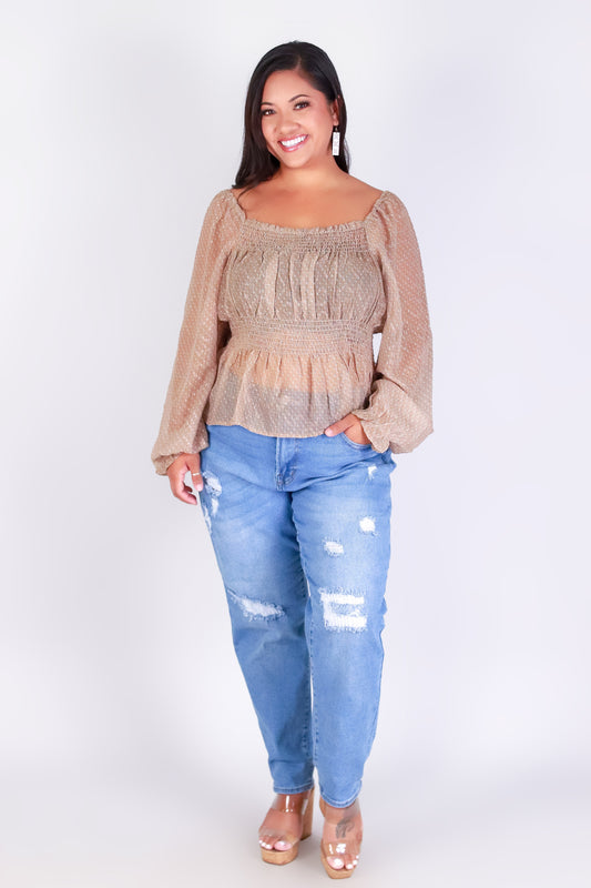 MEADOW MIST BABYDOLL TOP