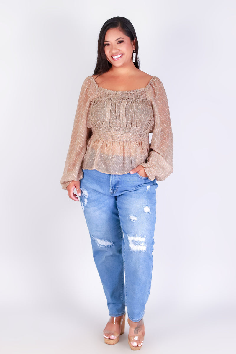 MEADOW MIST BABYDOLL TOP