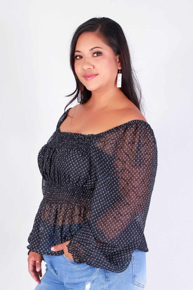 MEADOW MIST BABYDOLL TOP