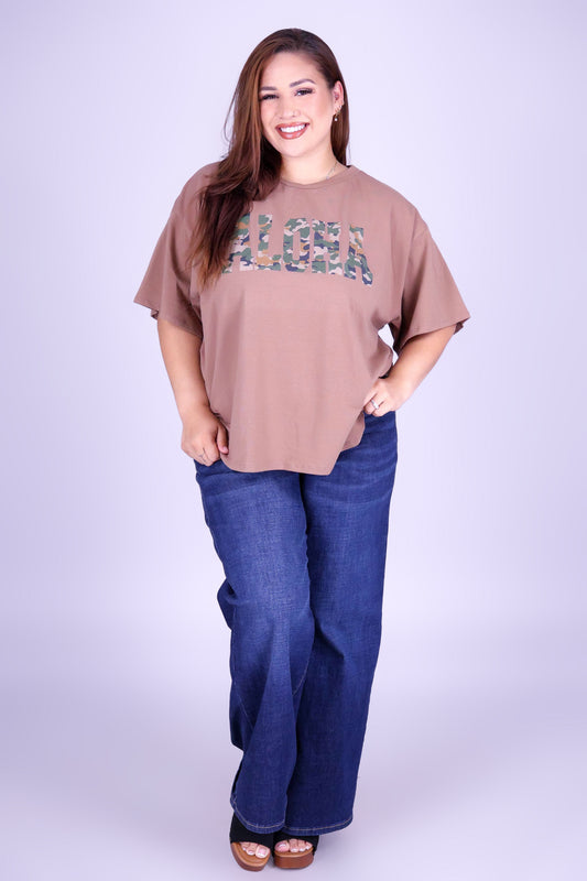 ALOHA CAMO OVERSIZED TEE