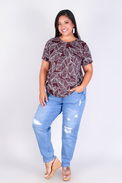 TROPICAL LEAF TEE