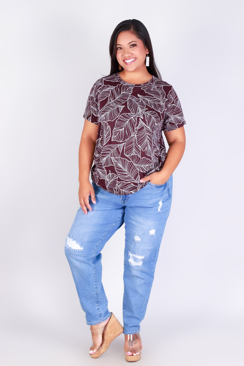 TROPICAL LEAF TEE