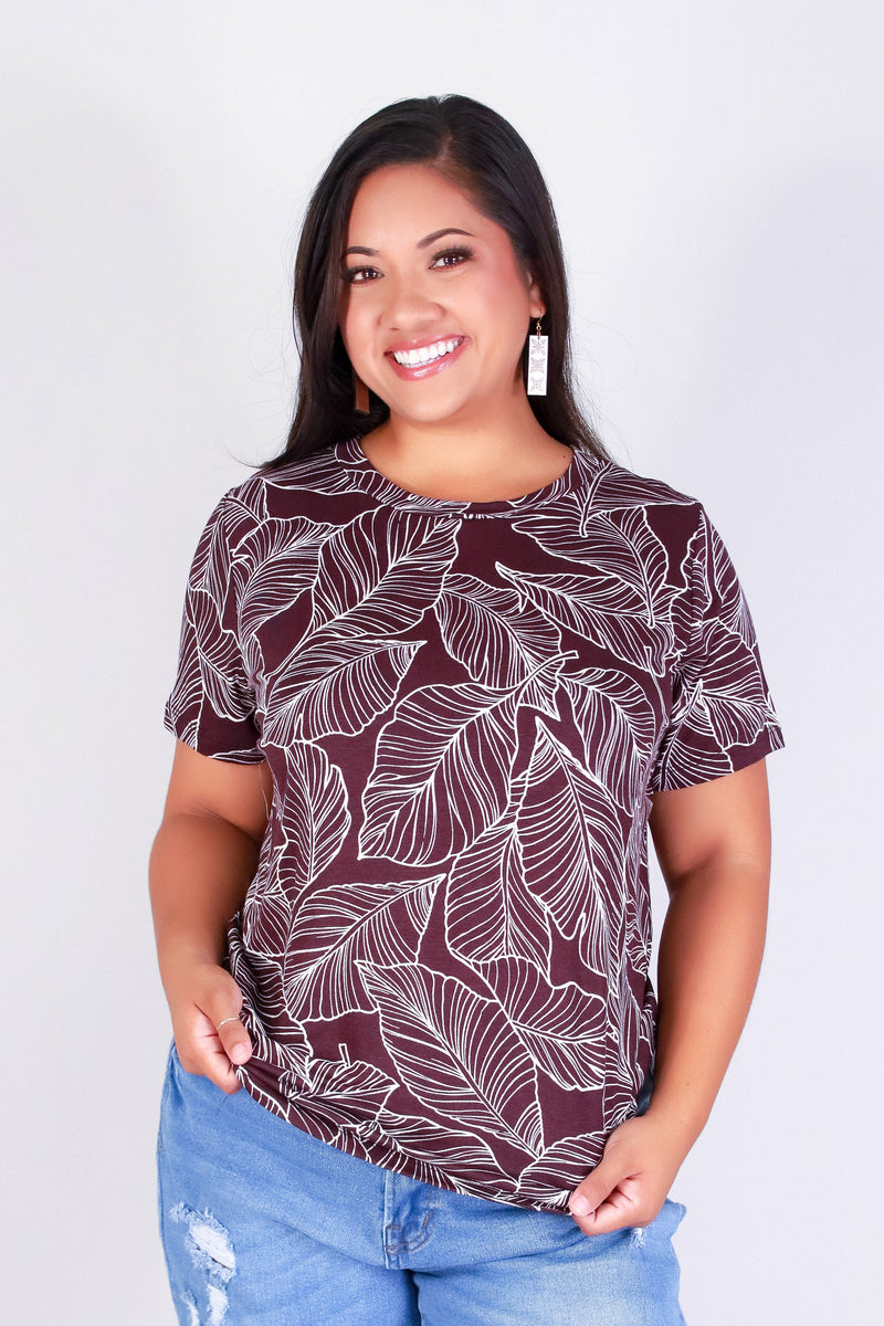 TROPICAL LEAF TEE