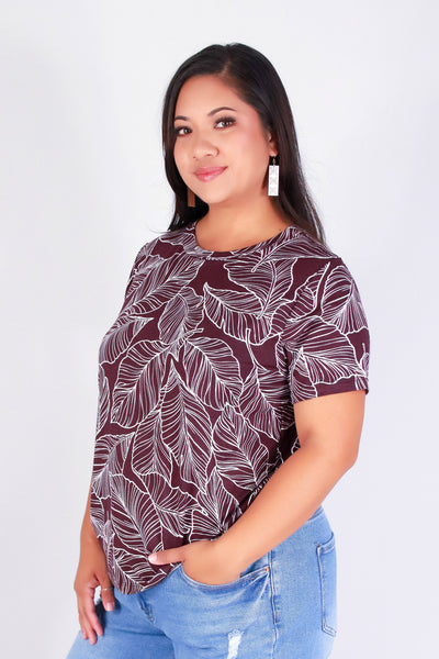 TROPICAL LEAF TEE
