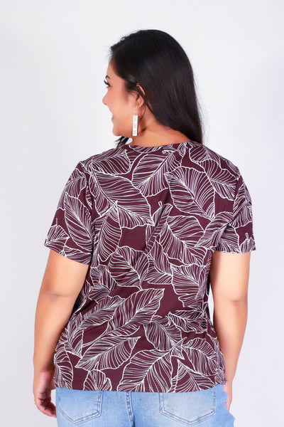 TROPICAL LEAF TEE