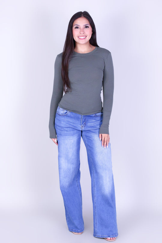 BASIC BABE LONG SLEEVE TOP