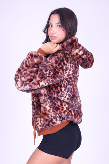 BORN THIS WAY FAUX FUR JACKET