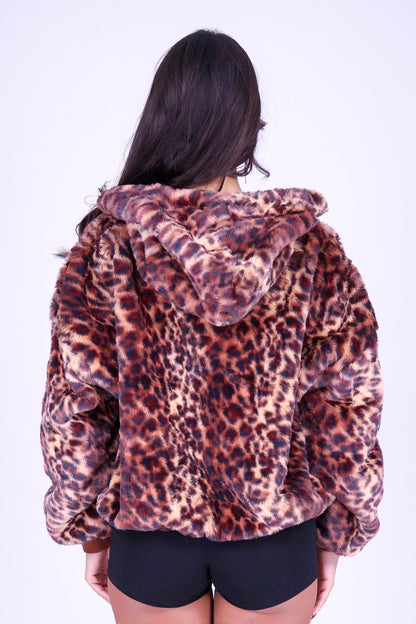 BORN THIS WAY FAUX FUR JACKET