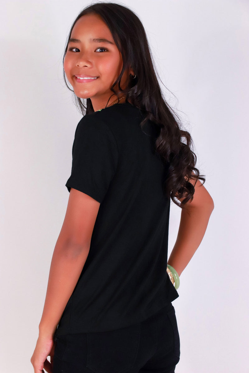 Jeans Warehouse Hawaii - S/S PRINT 7-16 - EKOLU TEE | KIDS SIZE 7-16 | By LUZ