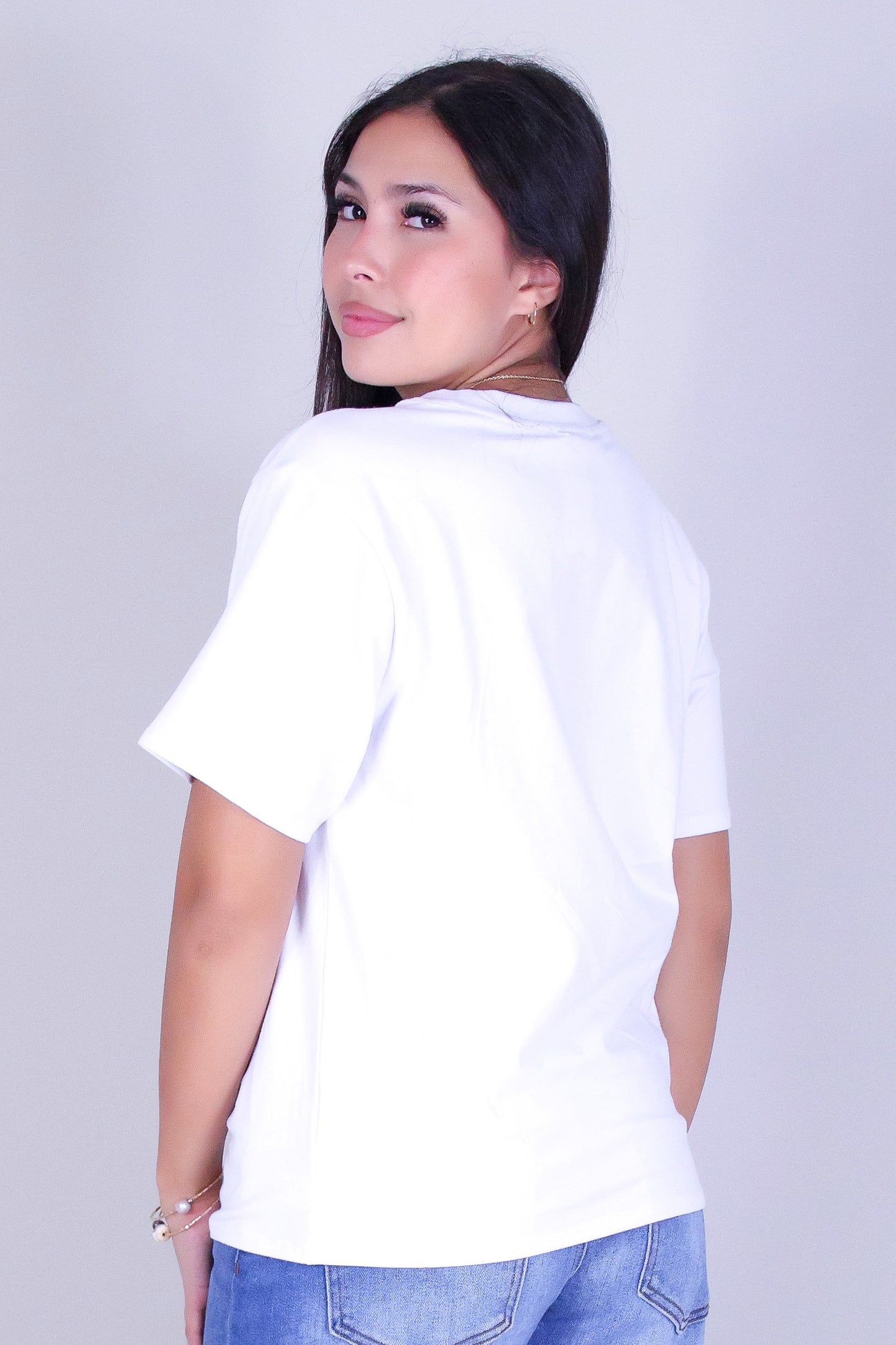 ALOHA HIBISCUS VARSITY TEE