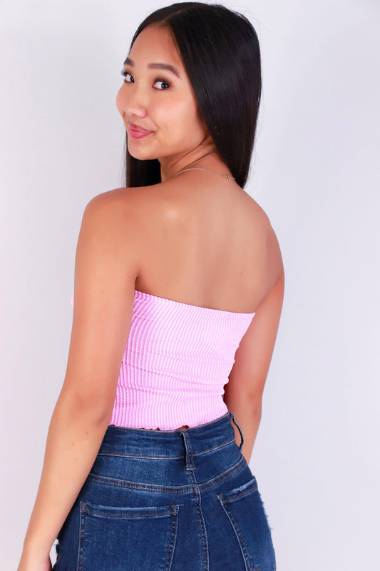 Jeans Warehouse Hawaii - SL CASUAL SOLID - WHAT'S YOUR SIGN TUBE FLYAWAY TOP | By PAPERMOON/ B_ENVIED