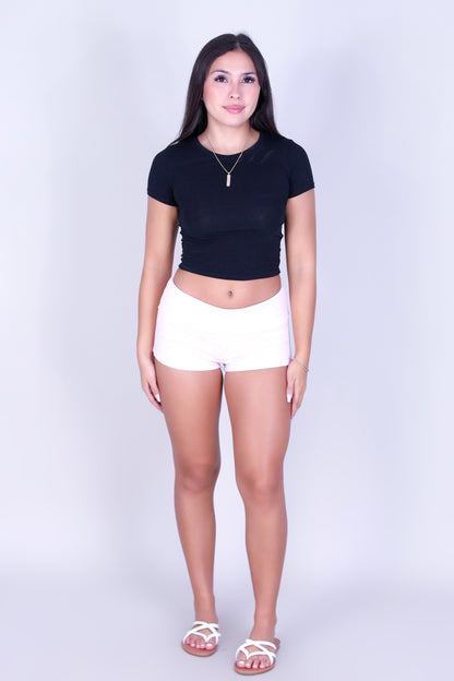 LUSH LIFE FOLD OVER SHORTS