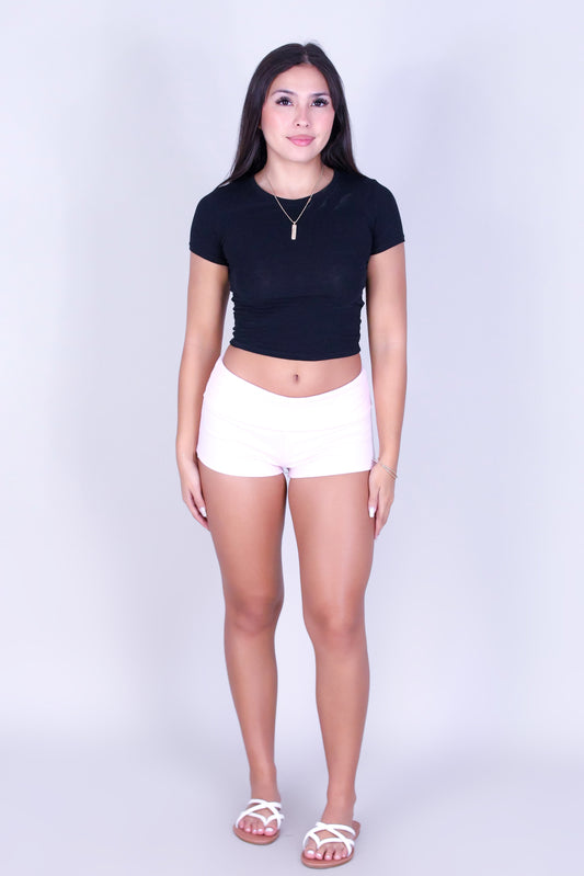 LUSH LIFE FOLD OVER SHORTS