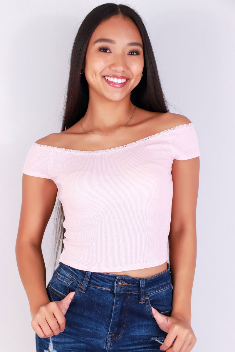 Jeans Warehouse Hawaii - SS CASUAL SOLID - STAY LOVELY OFF SHOULDER TOP | By CRESCITA APPAREL/SHINE I