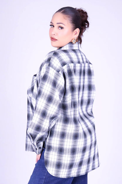 IF YOU REMEMBER PLAID TOP
