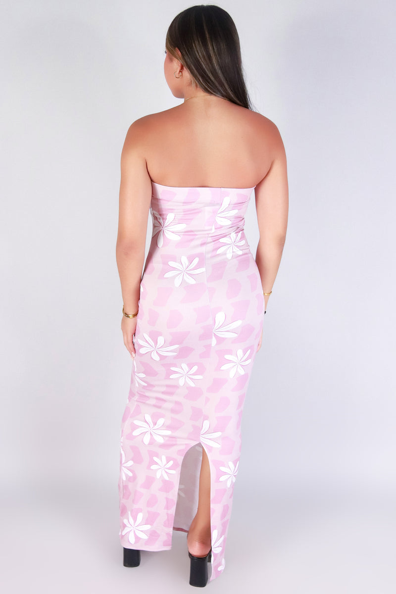 Jeans Warehouse Hawaii - TUBE LONG PRINT DRESSES - TIARE SHELL TUBE DRESS | By LUZ