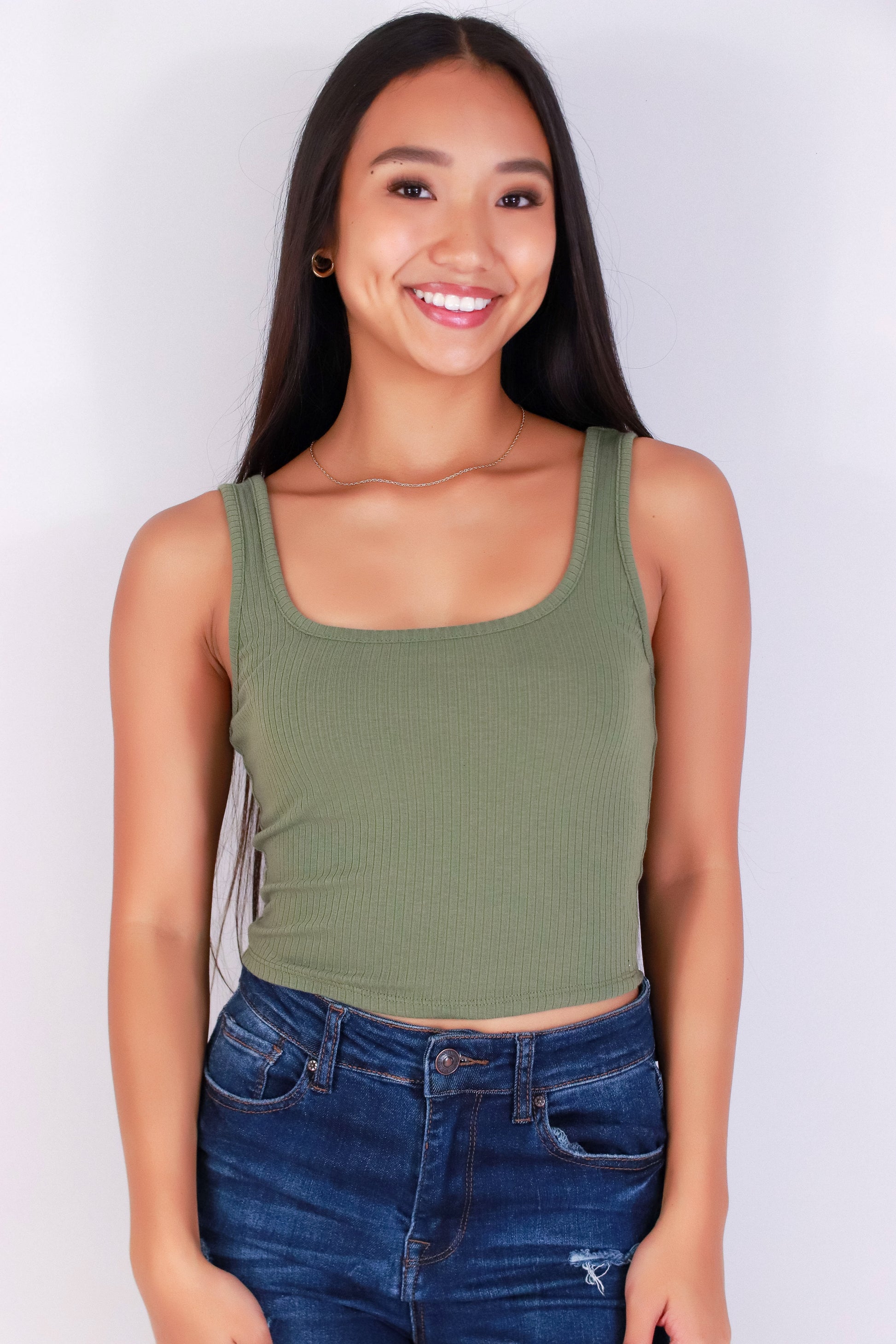 Jeans Warehouse Hawaii - TANK/TUBE SOLID BASIC - HOLD MY CALLS CROP TOP | By CRESCITA APPAREL/SHINE I