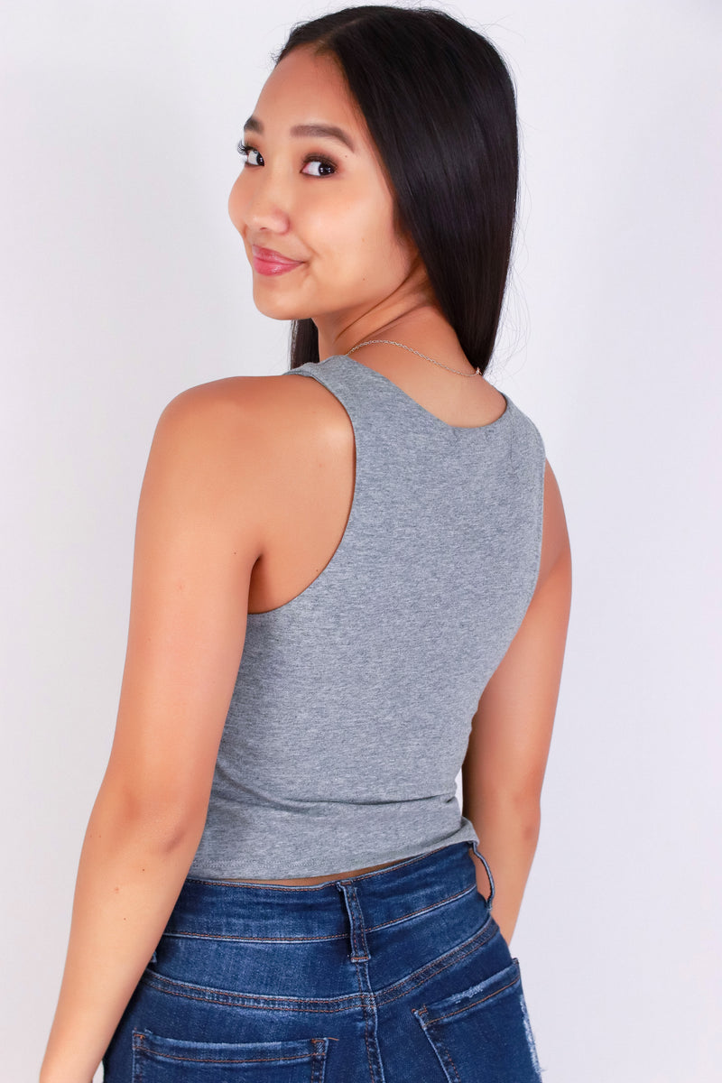 Jeans Warehouse Hawaii - SL CASUAL SOLID - TANK ME LATER CROP TOP | By CRESCITA APPAREL/SHINE I