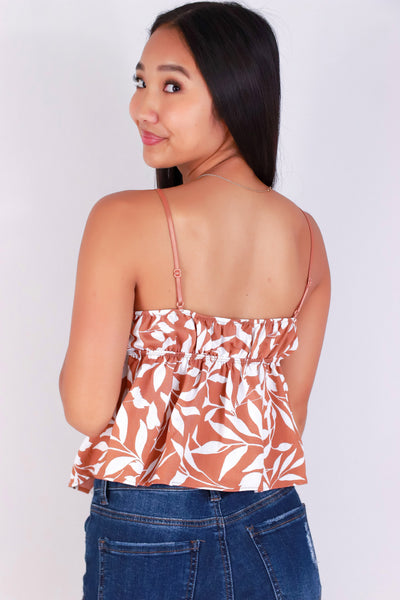 Jeans Warehouse Hawaii - TANK PRINT WOVEN CASUAL TOPS - TROPIC TOUCH TOP | By I JOAH