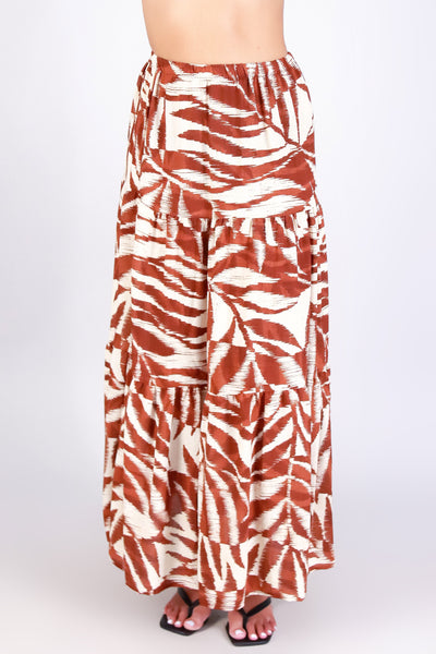 WATERCOLOR MAXI SKIRT