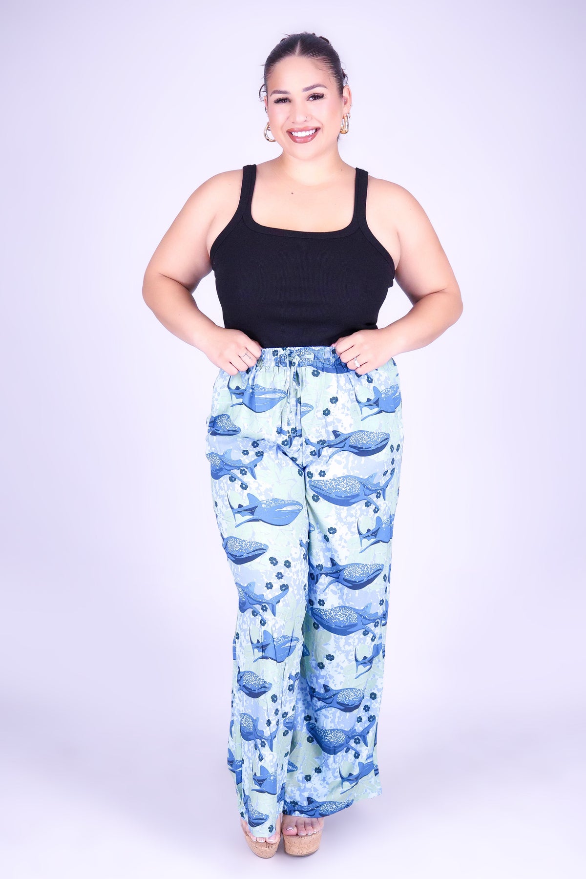 BLOOMS BY THE SEA PANTS