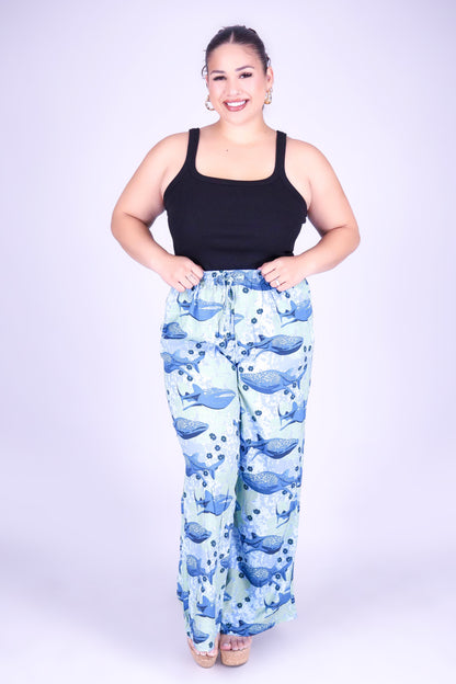 BLOOMS BY THE SEA PANTS