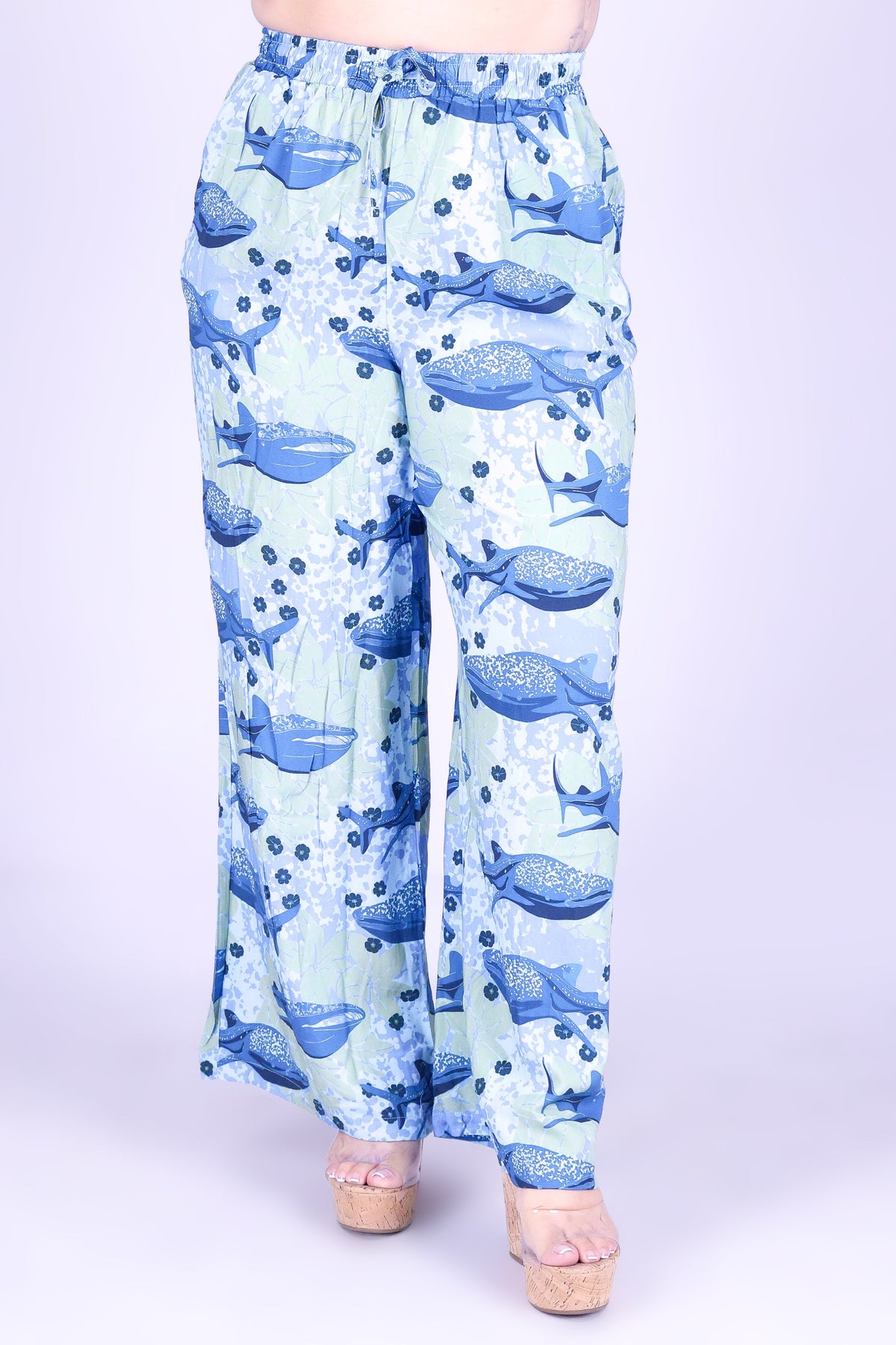 BLOOMS BY THE SEA PANTS
