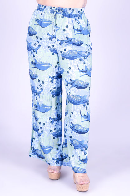 BLOOMS BY THE SEA PANTS