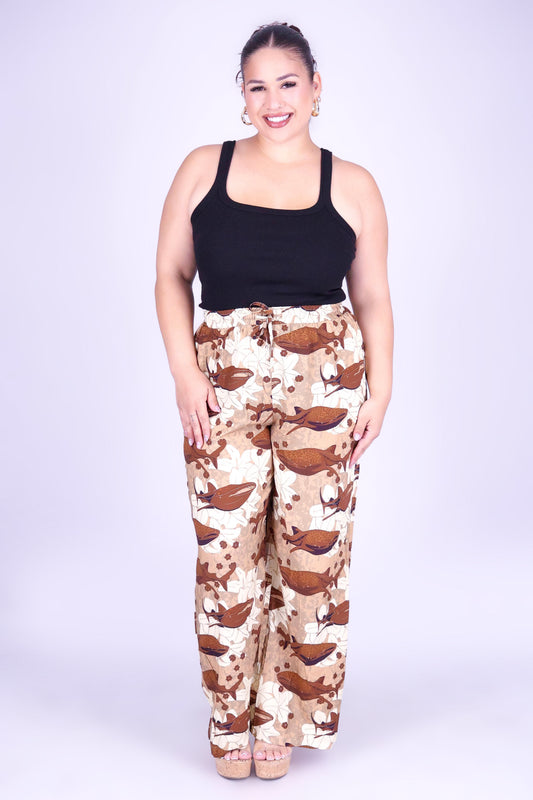 BLOOMS BY THE SEA PANTS