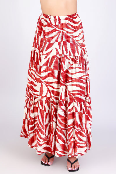 WATERCOLOR MAXI SKIRT