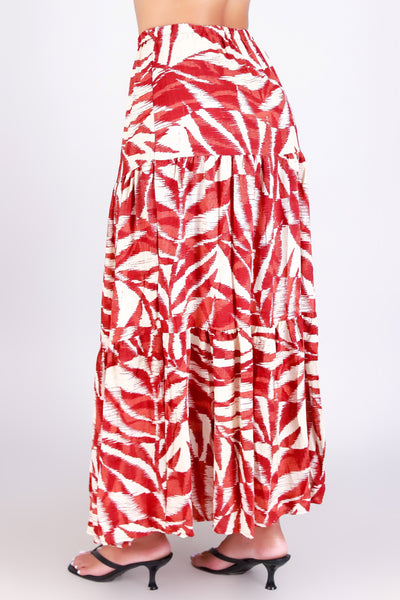 WATERCOLOR MAXI SKIRT