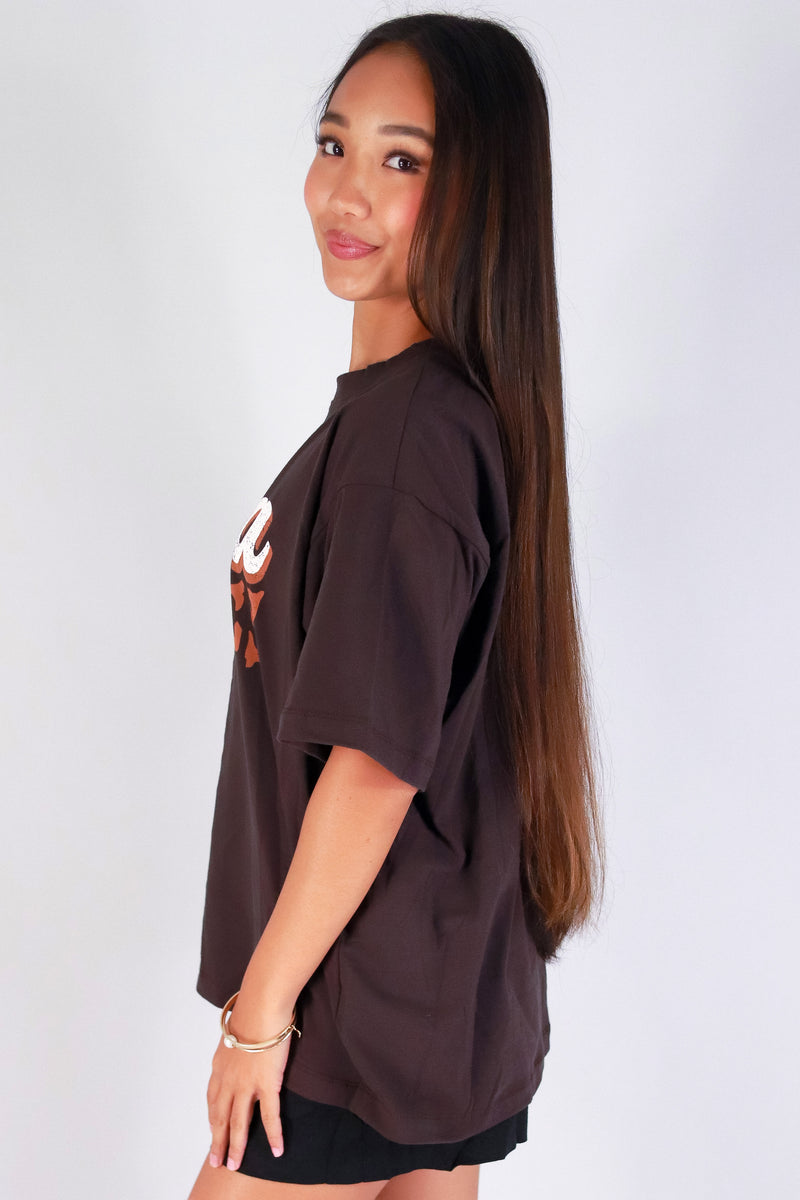 Jeans Warehouse Hawaii - S/S SCREEN - ALOHA BITCHES OVERSIZED TEE | By ROCK & ROSE BY CHERIE