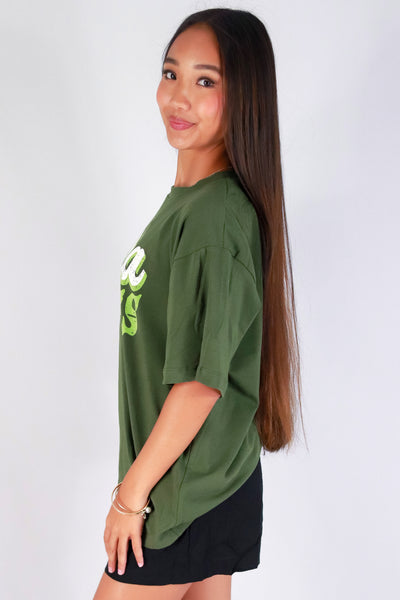 Jeans Warehouse Hawaii - S/S SCREEN - ALOHA BITCHES OVERSIZED TEE | By ROCK & ROSE BY CHERIE