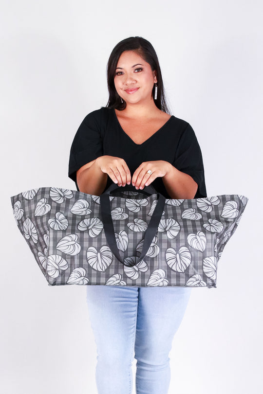 LARGE ANTHURIUM PALAKA CRINKLE BAG