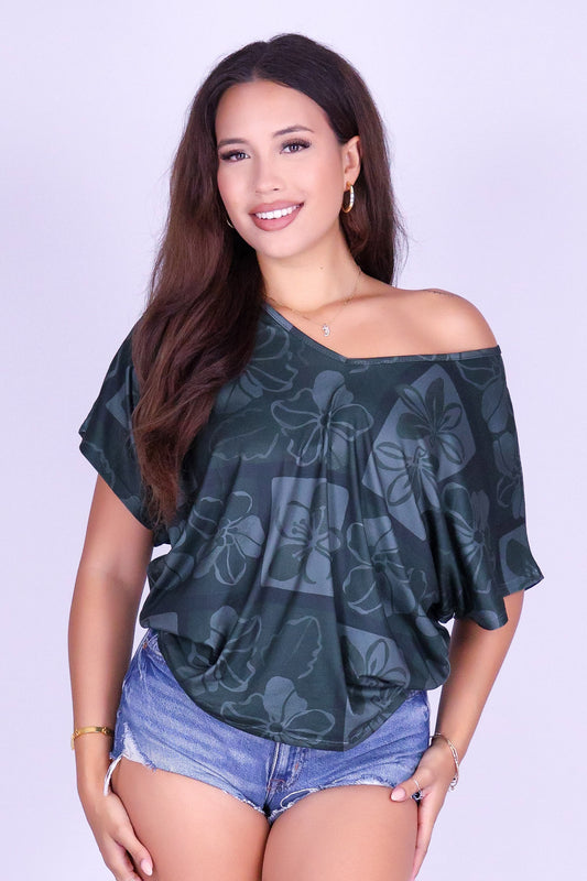 PUA STAMP DOLMAN TOP