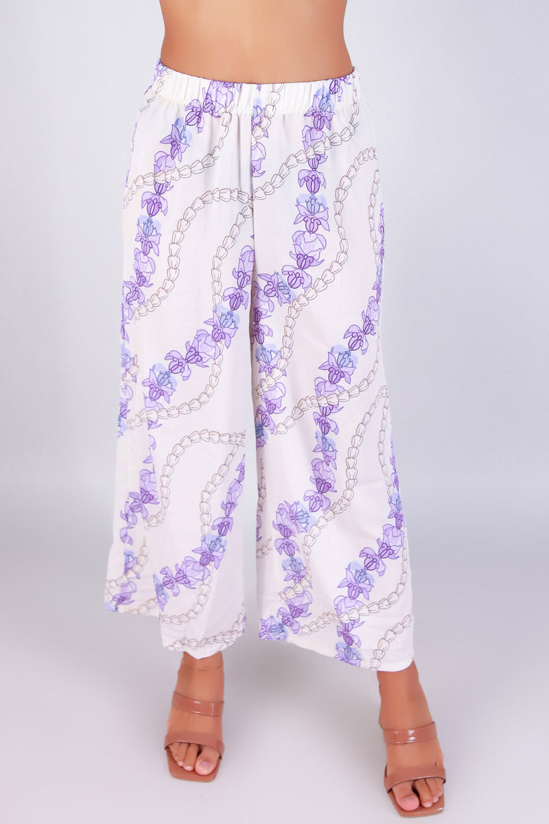 Jeans Warehouse Hawaii - PRINT WOVEN CAPRI&