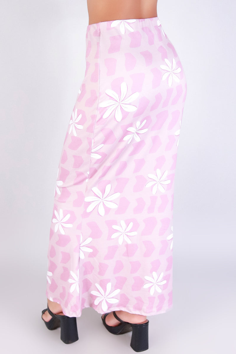 Jeans Warehouse Hawaii - KNIT LONG SKIRT - TIARE SHELL MIDI SKIRT | By LUZ