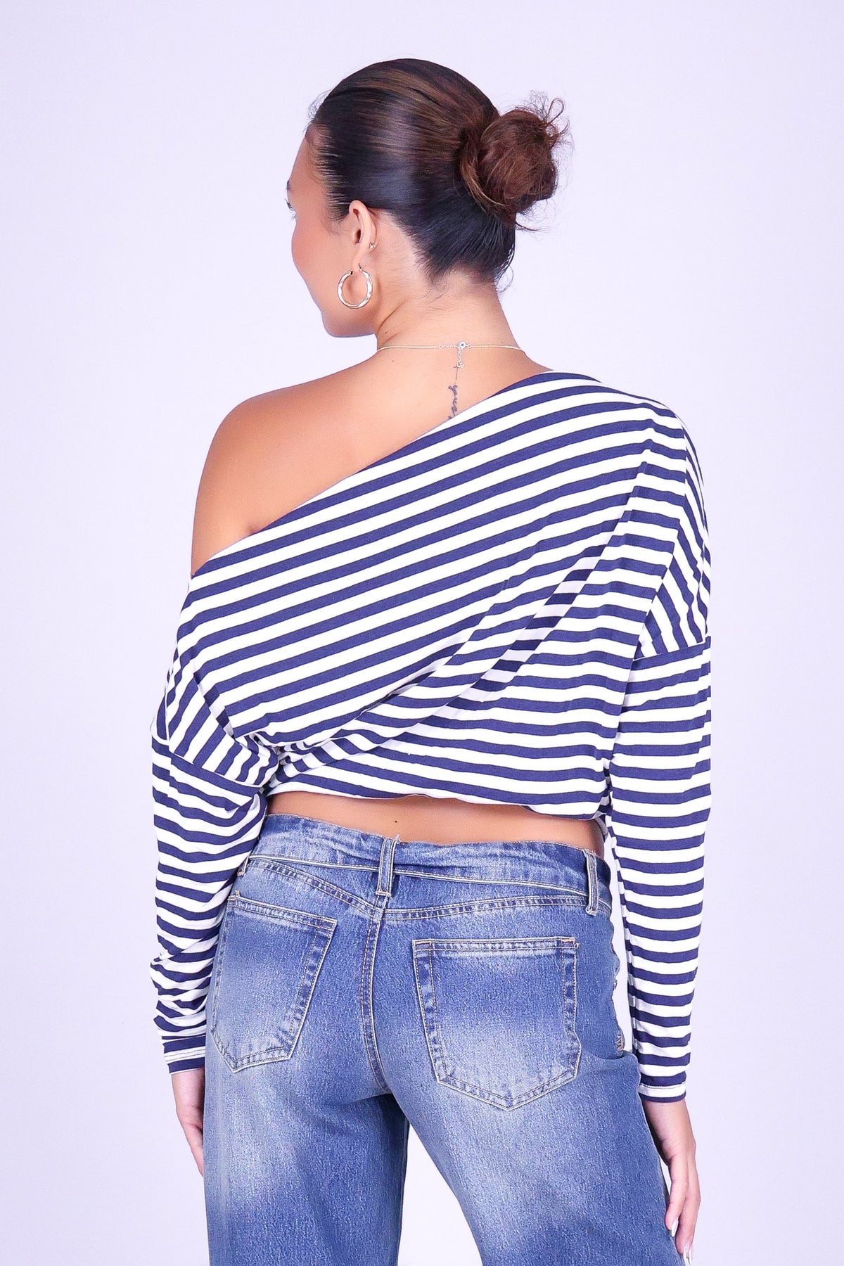 OUT OF HABIT OFF SHOULDER TOP
